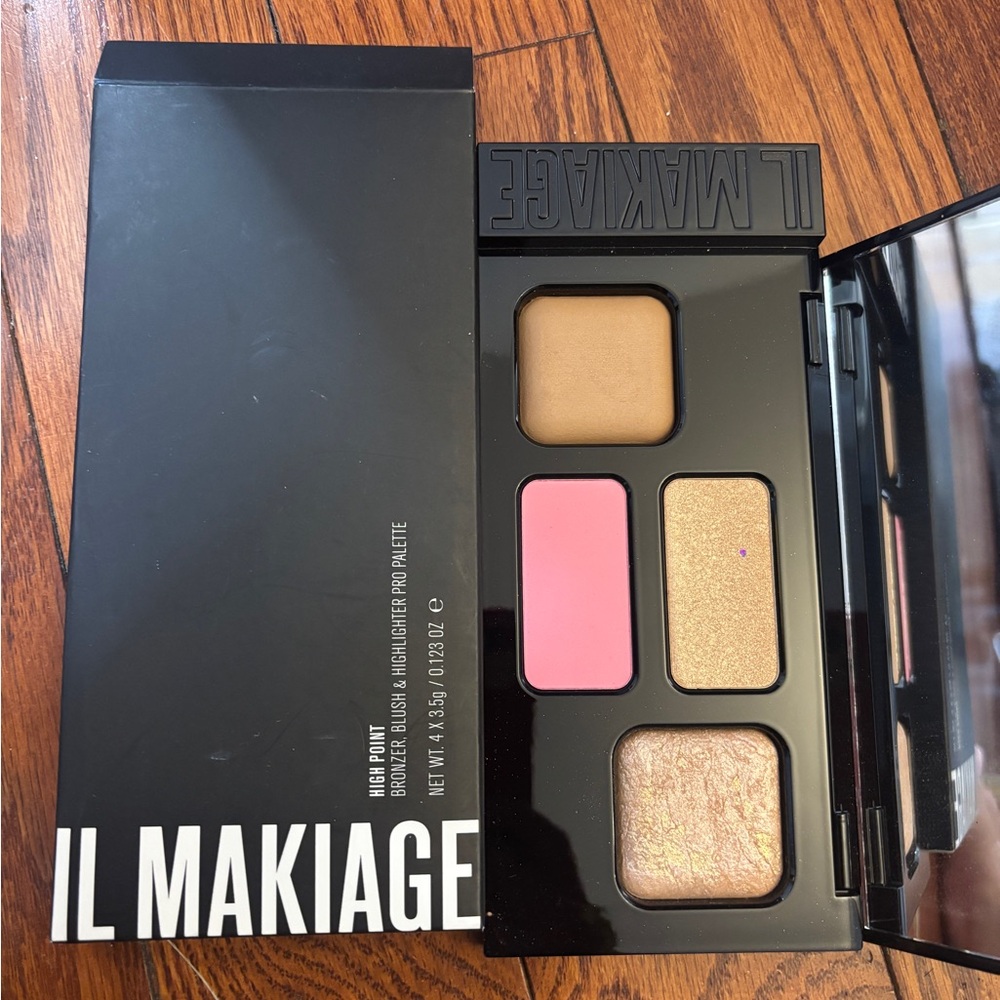 IL MAKIAGE Bronzer & Contour Palette - Tan, Pink, Gold